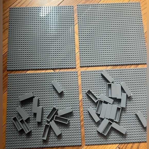 STRICTLY Briks Brik Tower 4 Baseplates + 30 Stackers - Picture 2 of 6